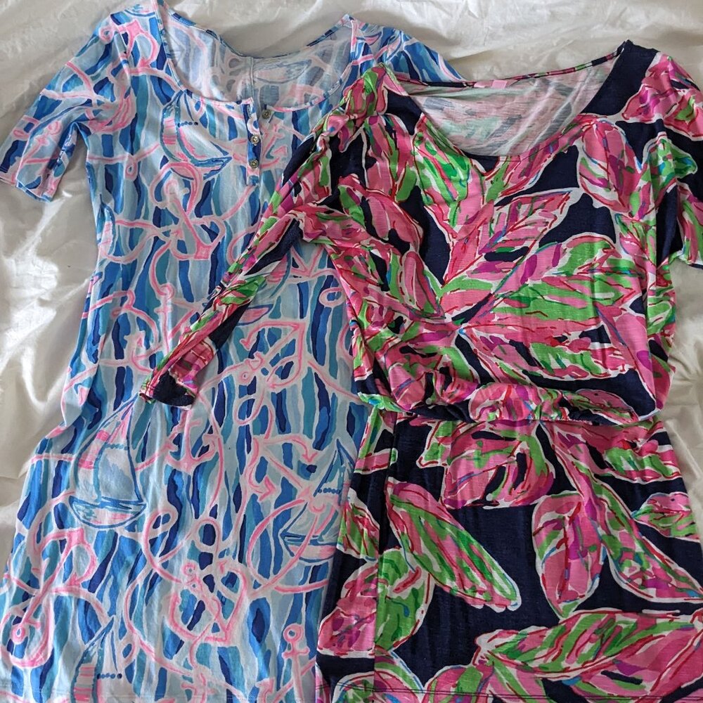 Printed knit dress bundle